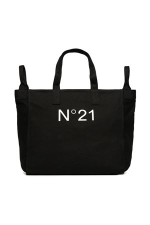 borsa in cotone nero N°21 KIDS | N21926N03520N900